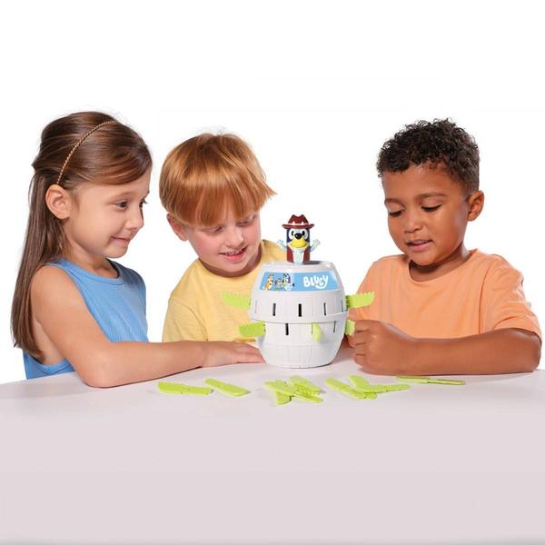 TOMYs Classic Pop Up Pirate game: Pop Up Bluey alternate view