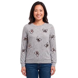 Womens Tru Self Long Sleeve Bow Sweater alternate view