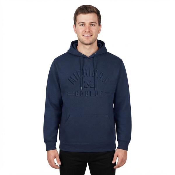 Mens Colosseum(tm) Athletics Michigan Pullover Tonal Hoodie