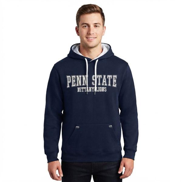 Mens Colosseum(tm) Athletics Penn State Pullover Hooded Sweatshirt