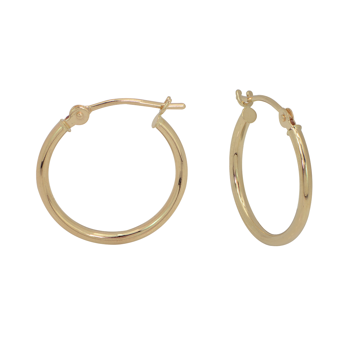 Candela Hoop Earrings In 14kt. Yellow Gold