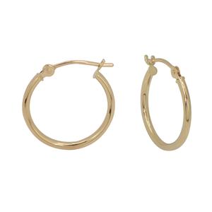 Candela Hoop Earrings in 14kt. Yellow Gold