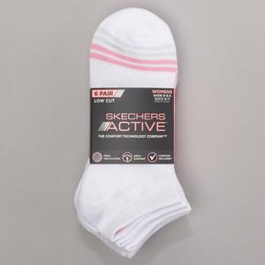 Womens Skechers 6pk. Terry Low Cut Socks alternate view