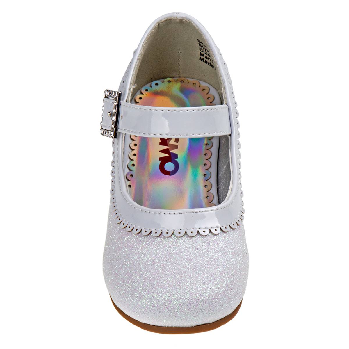 Little Girls Josmo Mary Jane Glitter Heels