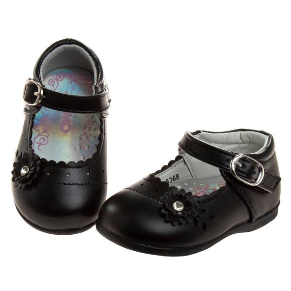 Big Girls Josmo Mary Jane Flower Detail Flats alternate view
