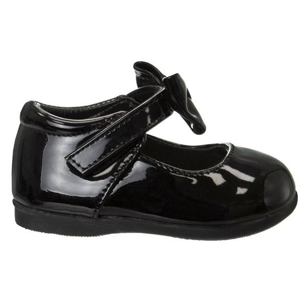 Little Girls Josmo Mary Jane Bow Flats alternate view