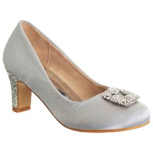 Big Girls Badgley Mischka Buckle Ornament Pumps