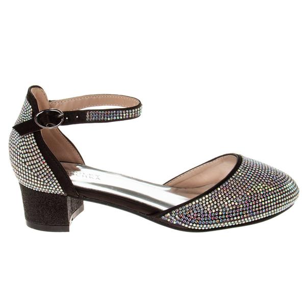 Big Girls Badgley Mischka Block Heeled Dress Heels alternate view