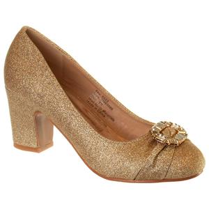 Big Girls Badgley Mischka Glitter Pumps