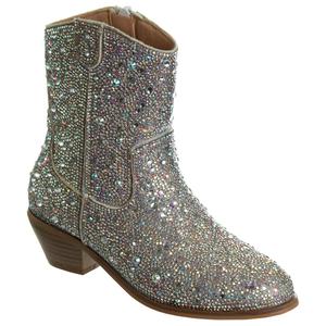 Big Girls Badgley Mischka Glitter Cowgirl Boots