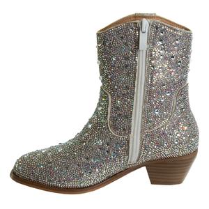 Big Girls Badgley Mischka Glitter Cowgirl Boots alternate view
