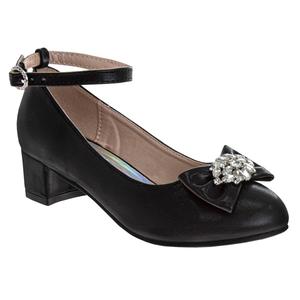 Little Girls Badgley Mischka Slingback Dress Pumps with Bow