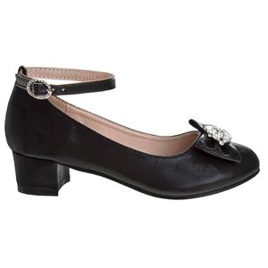 Little Girls Badgley Mischka Slingback Dress Pumps with Bow alternate view