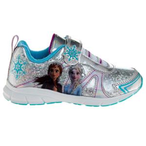 Little Girls Disney Frozen II Elsa & Anna Fashion Sneakers alternate view