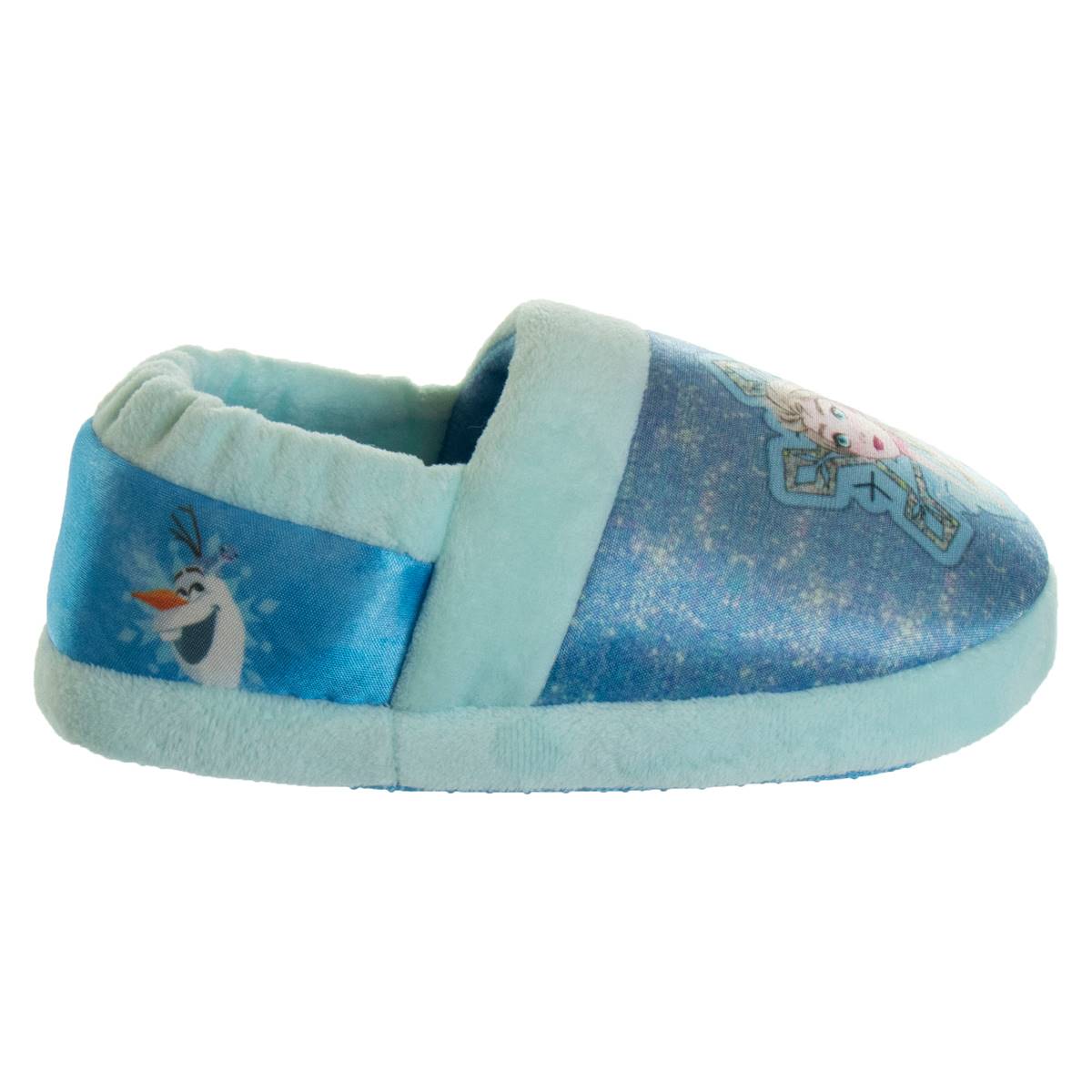 Little Girls Disney Frozen Anna, Elsa And Olaf Slippers