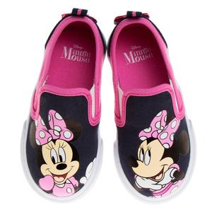 Little Girls Disney Minnie Mouse Slip-On Fashion Sneakers alternate view