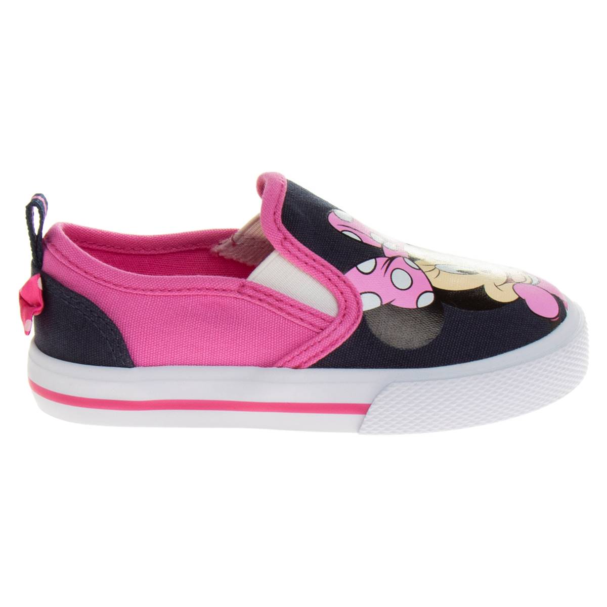 Little Girls Disney Minnie Mouse Slip-On Fashion Sneakers