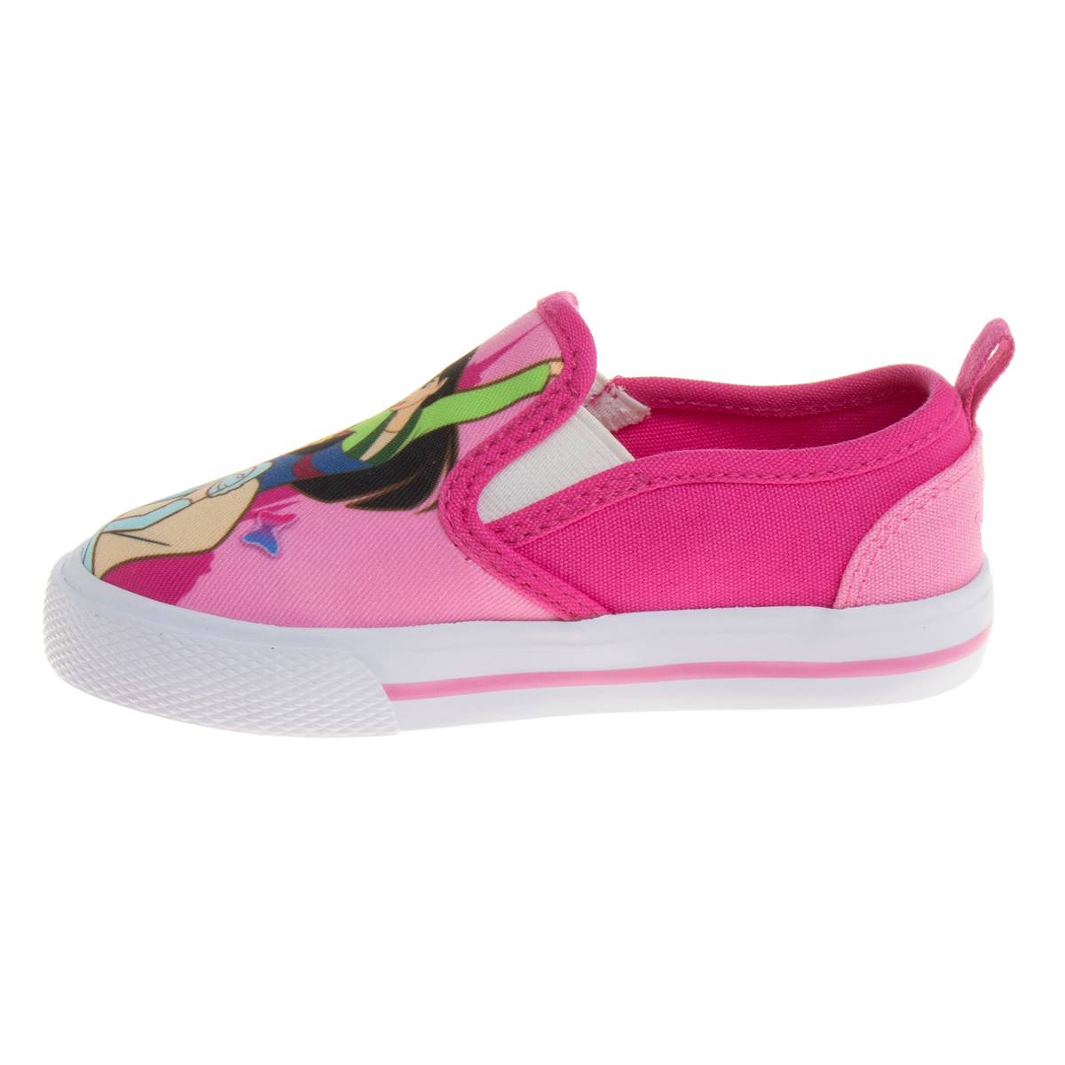 Little Girls Disney Princesses Slip-On Fashion Sneakers