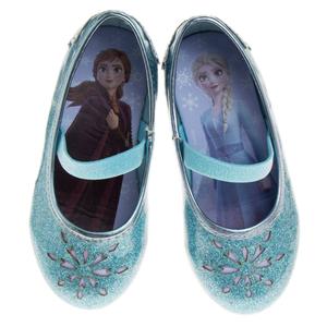 Little Girls Disney Frozen Elsa & Anna Glitter Mary Jane Flats alternate view