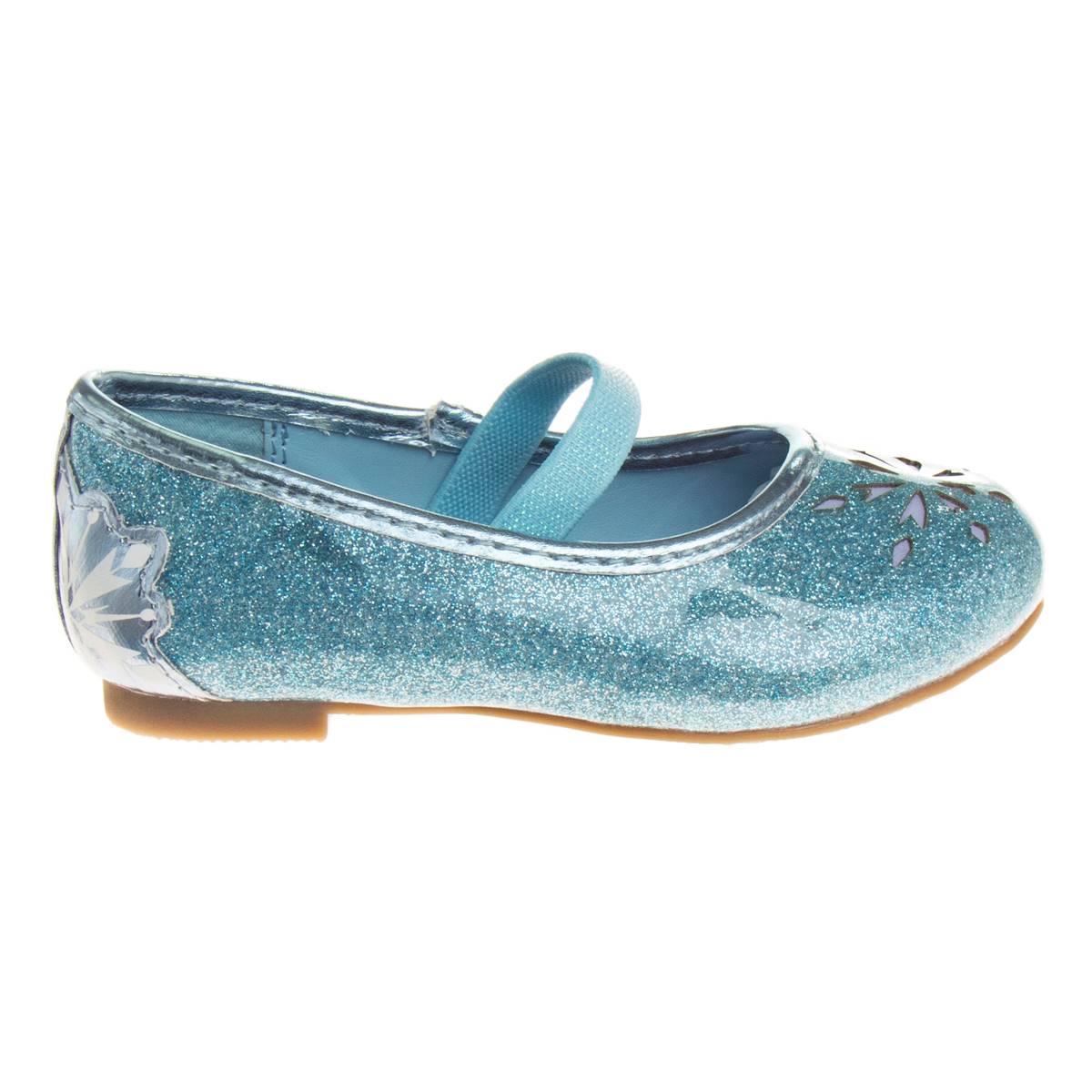 Little Girls Disney Frozen Elsa & Anna Glitter Mary Jane Flats