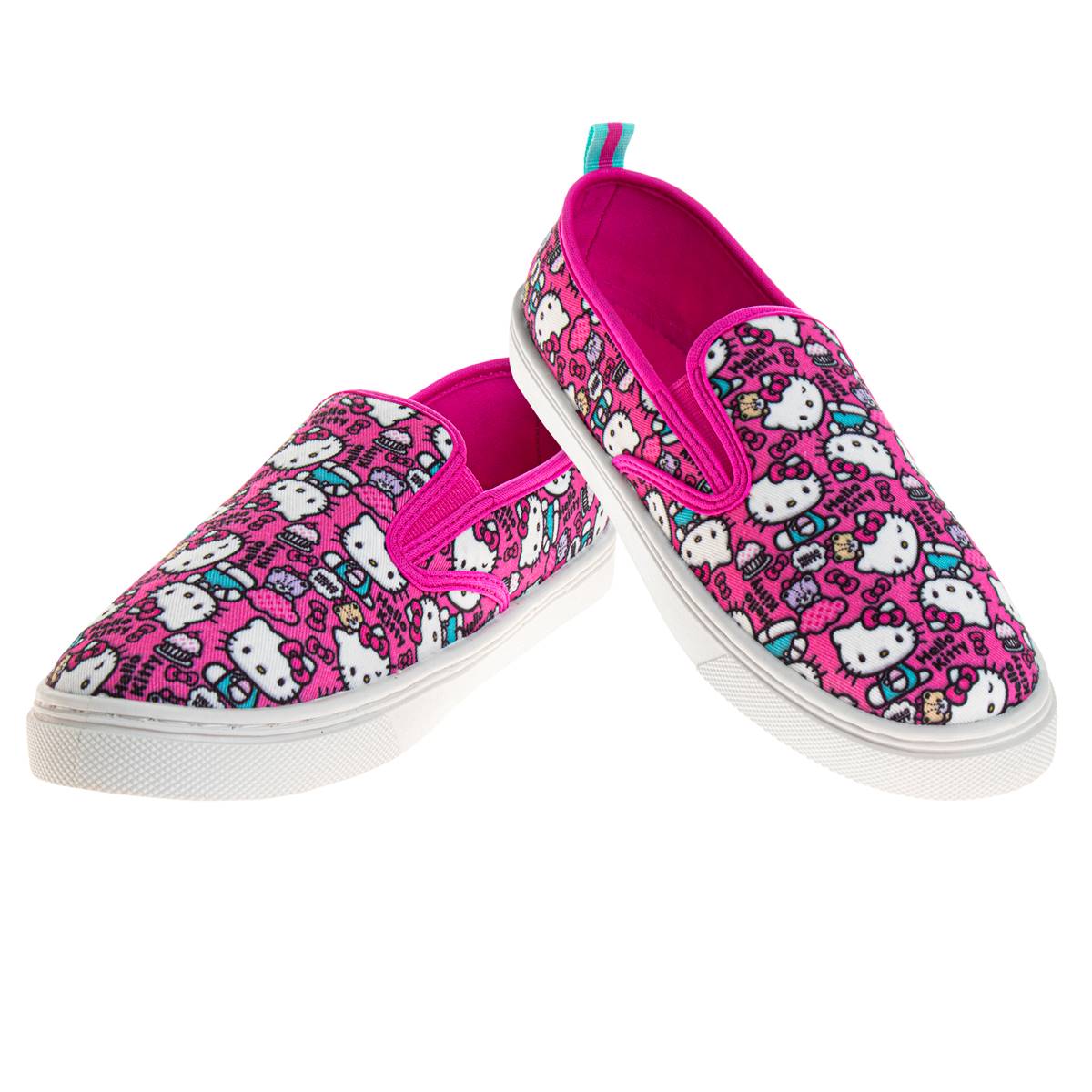 Big Girls Josmo Hello Kitty(R) Slip-On Canvas Sneakers