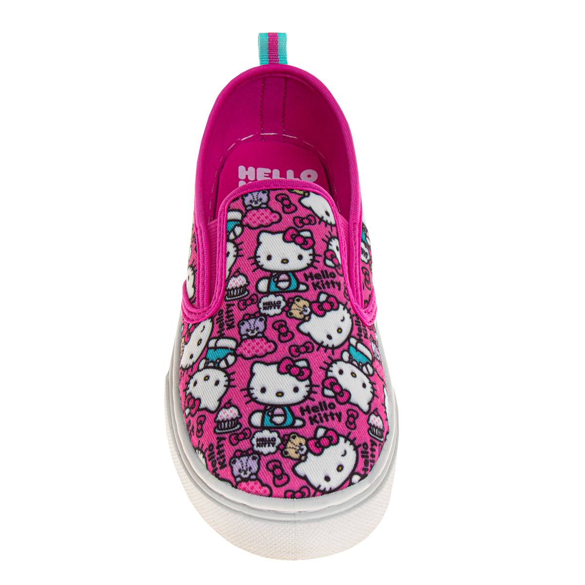 Big Girls Josmo Hello Kitty(R) Slip-On Canvas Sneakers