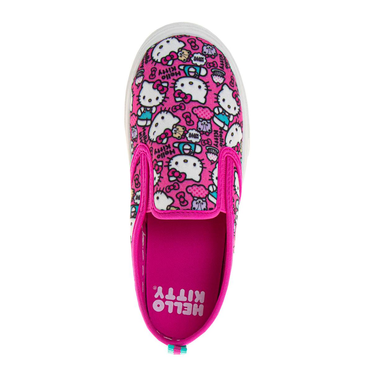 Big Girls Josmo Hello Kitty(R) Slip-On Canvas Sneakers