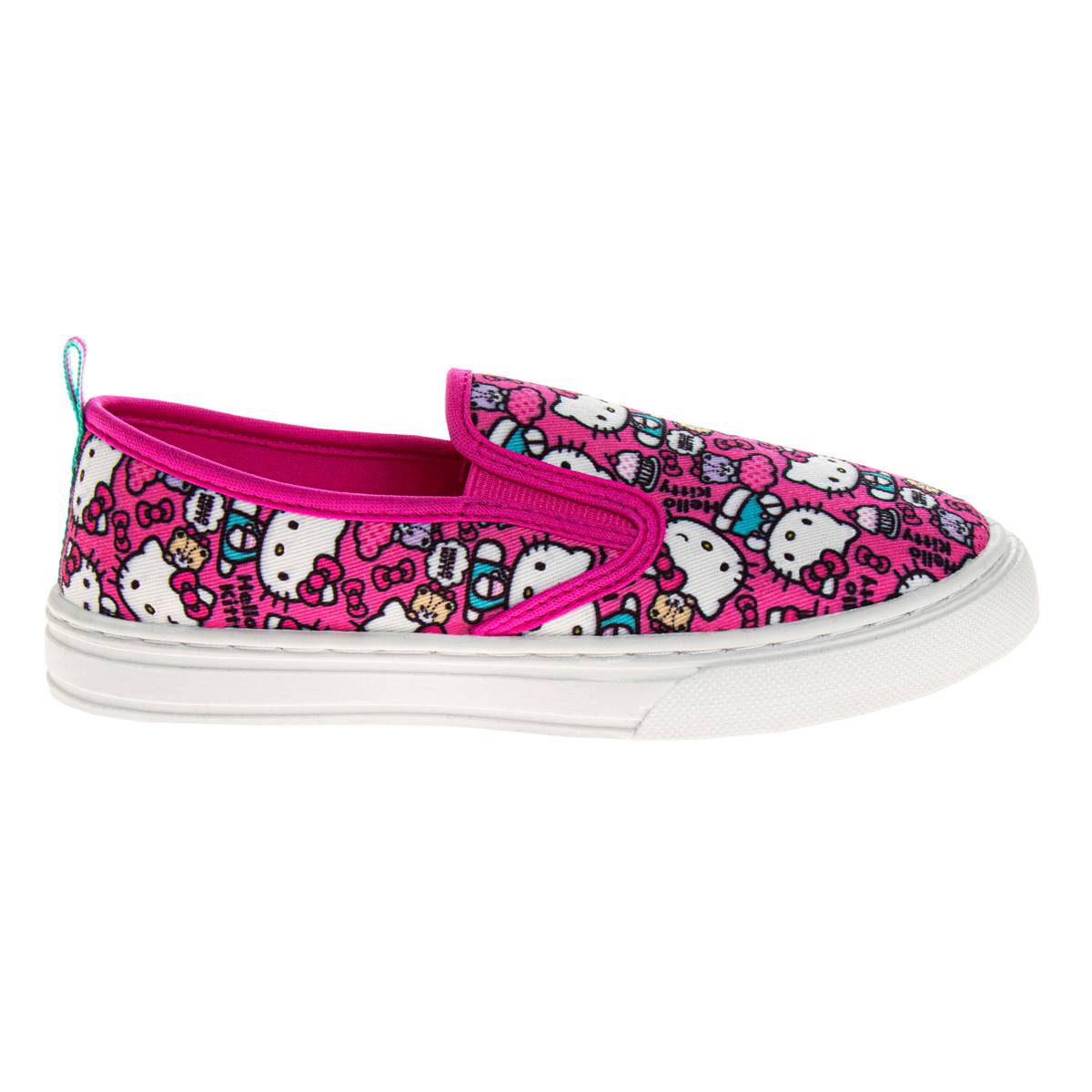 Big Girls Josmo Hello Kitty(R) Slip-On Canvas Sneakers