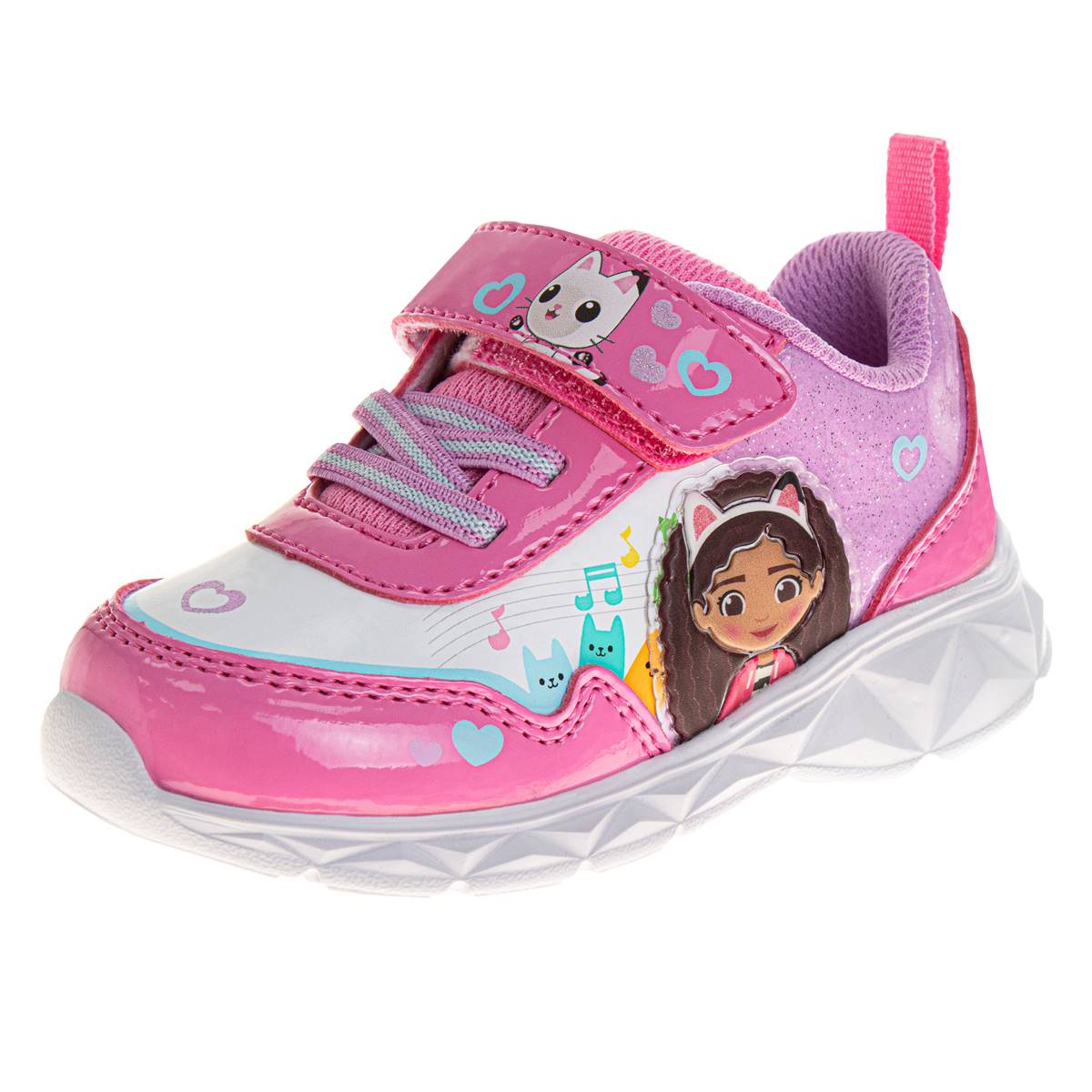 Little Girls Gabby's Dollhouse Light Up Fashion Sneakers