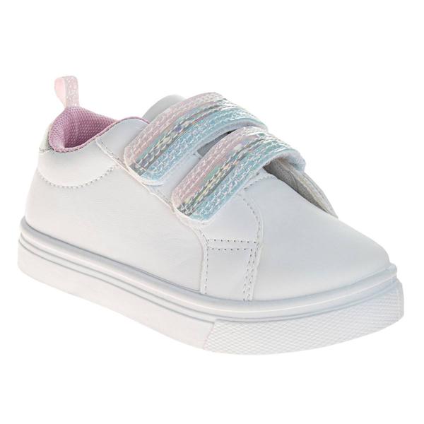 Little Girls Laura Ashley(R) Hook and Loop Fashion Sneakers