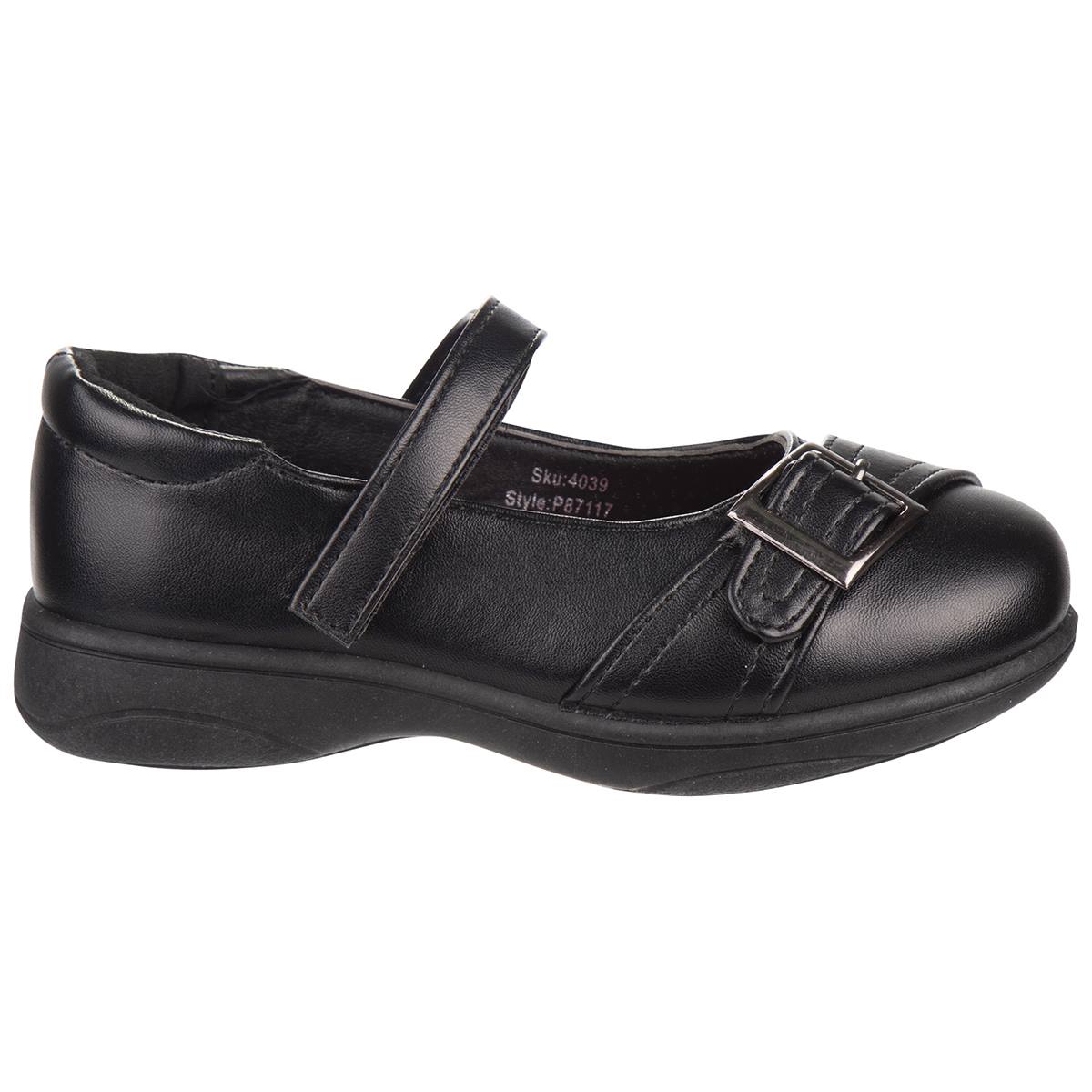 Little Girls Petalia(R) Strapped Buckle Accent Mary Jane Flats