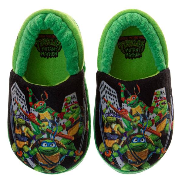 Little Boys Teenage Mutant Ninja Turtles Dual Size Slippers