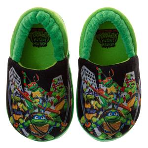 Little Boys Teenage Mutant Ninja Turtles Dual Size Slippers