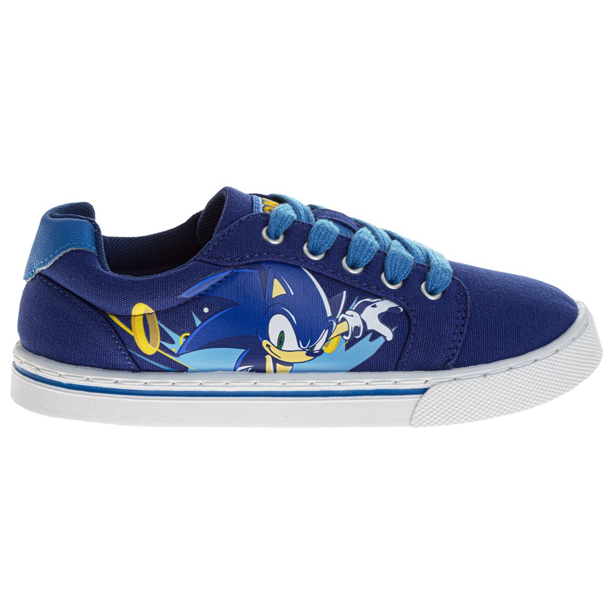 Big Boys SEGA Sonic The Hedgehog Lace Up Canvas Sneakers