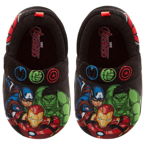 Little Boys Marvel Avengers Dual Size Slippers