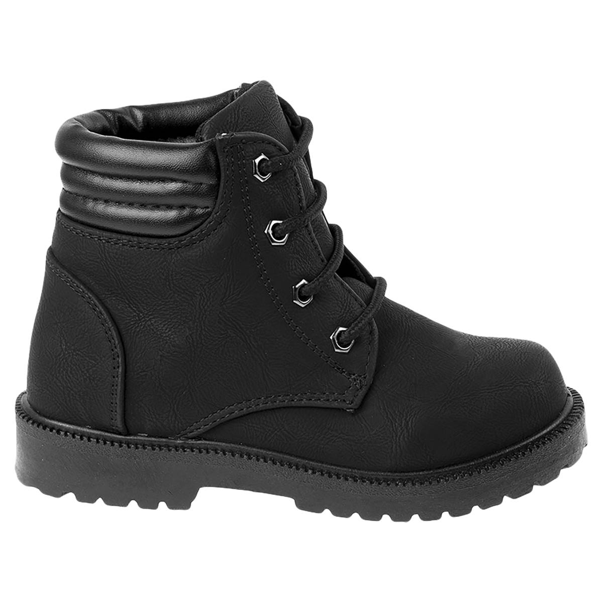 Big Boys Rugged Bear Lace Up Casual Boots