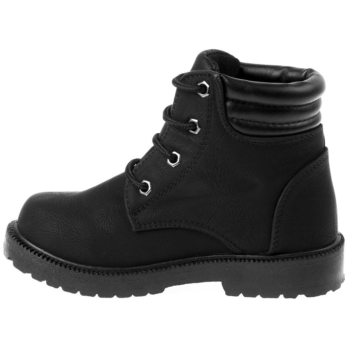 Big Boys Rugged Bear Lace Up Casual Boots