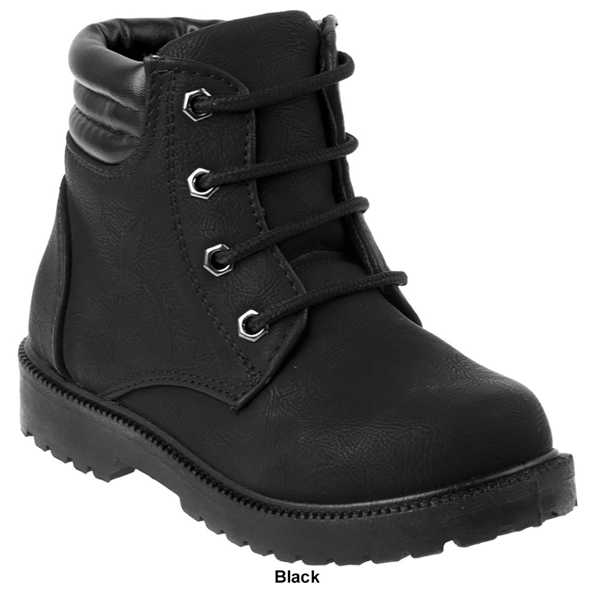 Big Boys Rugged Bear Lace Up Casual Boots