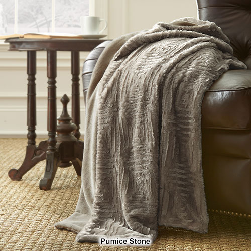 Modern Threads Luxury Faux Fur Throw