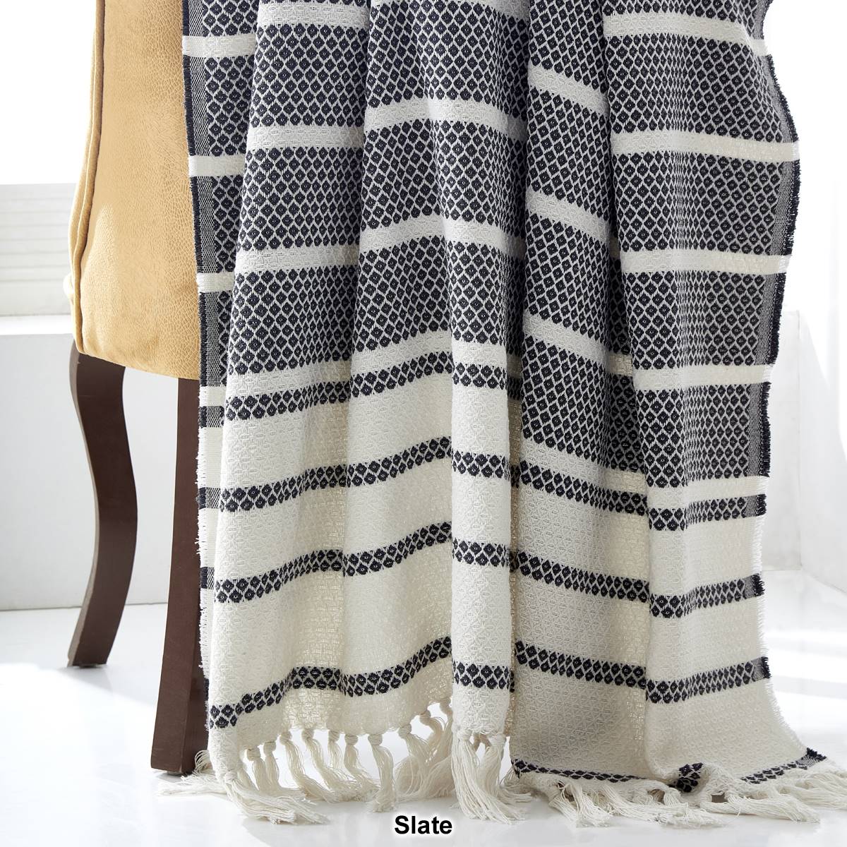 Modern Threads Hilo Recycled Cotton Throw