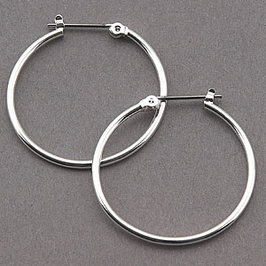 Nine West Silver Hoop Earrings