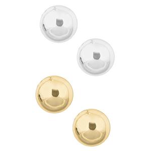 Nine West 2pr. Gold & Silver Stud Earrings Set