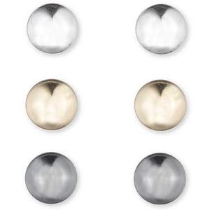 Nine West Tri-Tone 3pr. Post Stud Earrings Set