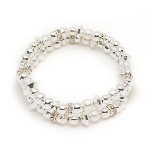 Nine West Silver-Tone & Crystal 2pc. Bead Bracelets