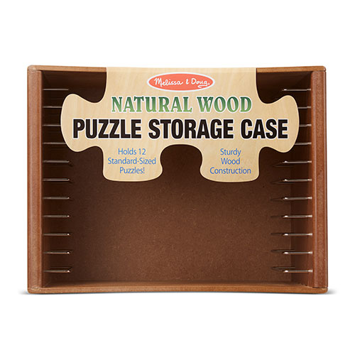 Melissa & Doug(R) Natural Wood Puzzle Case