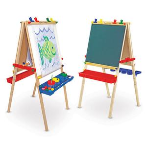 Melissa & Doug(R) Deluxe Wooden Standing Art Easel alternate view