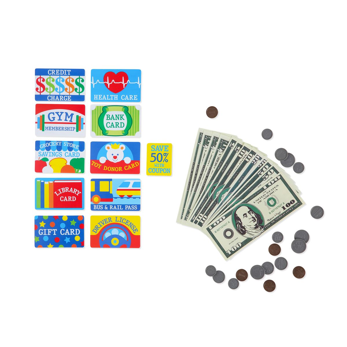 Melissa & Doug(R) 45pc. Pretend To Spend Wallet