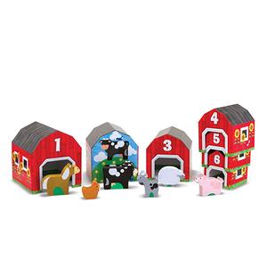 Melissa & Doug(R) Nesting & Sorting Barns & Animals alternate view