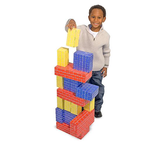 Melissa & Doug(R) Deluxe Jumbo Cardboard Blocks alternate view
