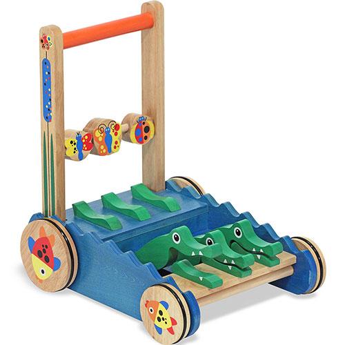 Melissa & Doug(R) Chomp & Clack Alligator Push Toy